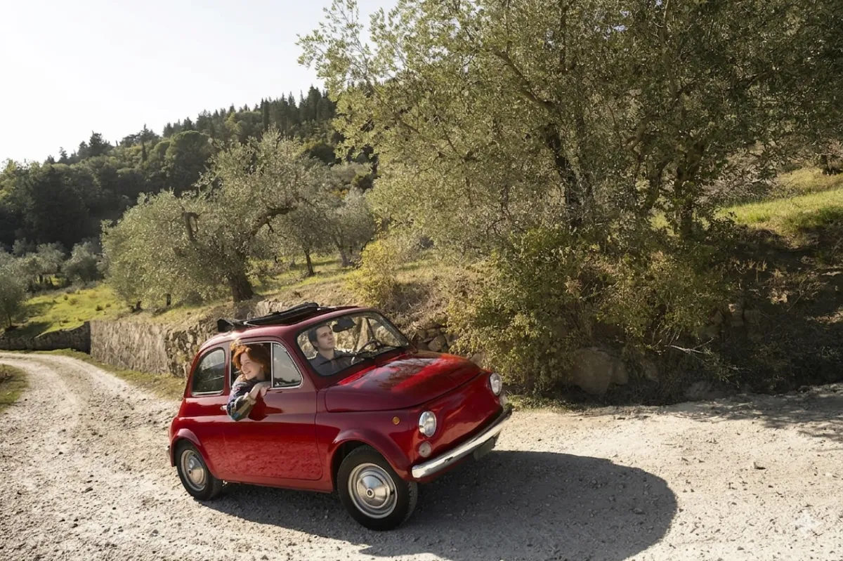 Auto storica restaurata con certificato di rilevanza storica ASI
